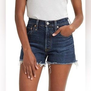 Levi's 501 Original Denim Shorts High-Rise Women’s Sz 26